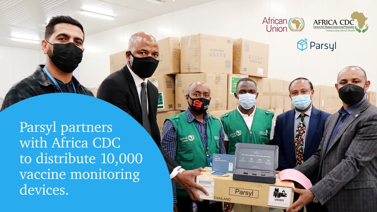 Parsyl partners with Africa CDC to distribute 10,000 vaccine monitoring devices in support of continent’s Covid-19 response