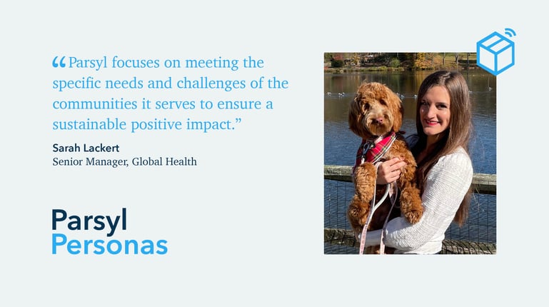 #ParsylPersonas: Meet Sarah Lackert, Senior Manager of Global Health